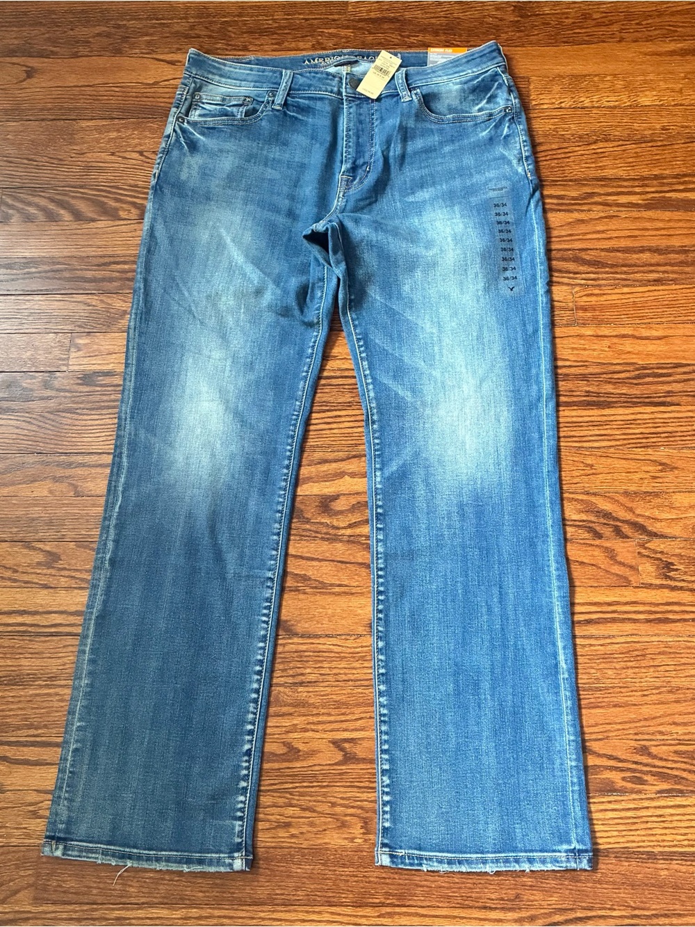 Men's American Eagle Bootcut Extreme Flex Denim Jeans 36x34